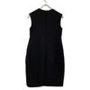 YOKOCHAN YED-117-010 Black Pearl Embellished Sleeveless Dress Dress 36 blackUsed