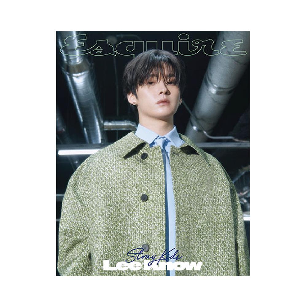 Magazine ESQUIRE Août 2025 Couverture Lee Know de Stray Kids