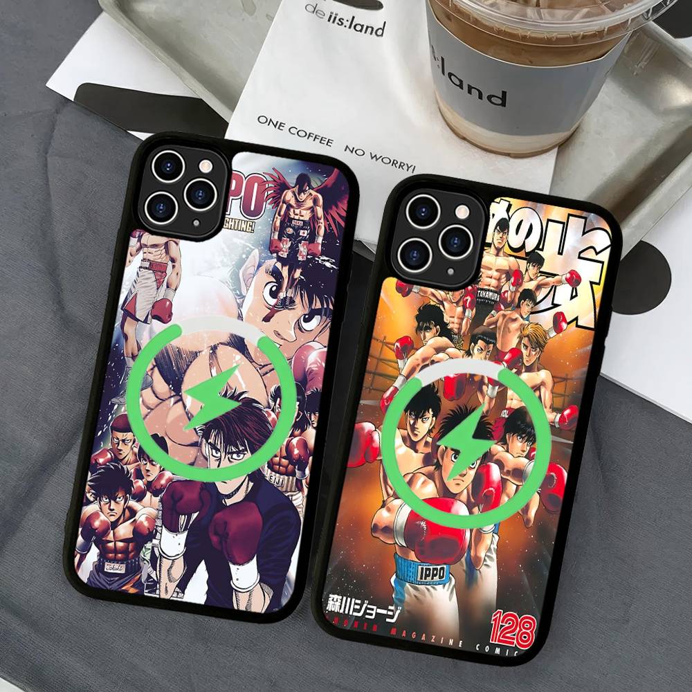 Anime H-Hajime N-No I-Ippo For Magsafe Magnetic Phone Case For IPhone 17 16 15 14 13 12 11 Plus Pro Max PC+TPU Cover