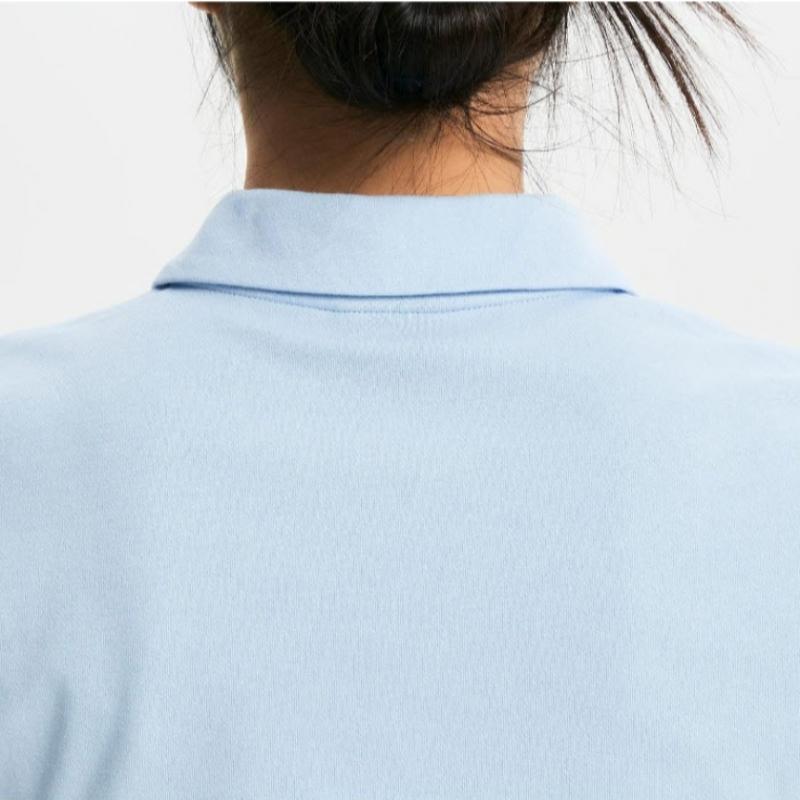 New Balance Sleeve Tee Rqk Nbnfe2w502 51 Women Single Mesh Semi Crop Open Collar