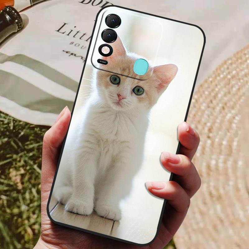 Für Tecno Spark 8 Hülle 8C Silikon Rückabdeckung Handyhülle für Tecno Spark 8 8P 8C Spark8 P Hüllen Spark8P Weicher Stoßfänger coque Fundas