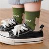 5 Pairs Comfortable Toddler Baby Mid-Calf Socks Cat Design Children's Socks  for Boys and Girls