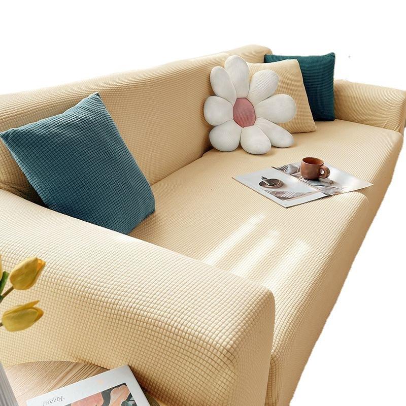 All-inclusive Sofa Cover Universal Sofa Cover Sofa Cover Stain-resistant Solid Color Combination Set Cover Cloth Amazon