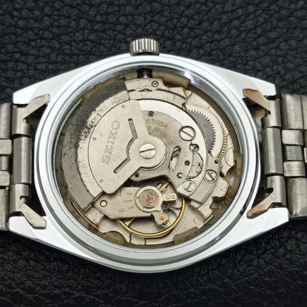 REFURBISHED SEIKO 5 AUTOMATIC MENS WATCH JAPAN MADE WHITE DIAL CUSTOM A440098-2 QV90-a440098