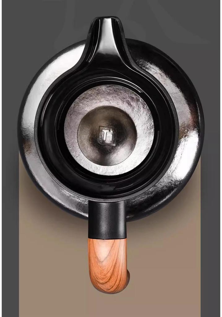 2025 Insulated Pure Titanium Stewing Teapot with Temp Display and Tea Leaf Separation - Large Capacity for Home