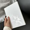 Retro Lily A6 Hardcover Notebook: Thick Blank Pages & Aesthetic Student Diary