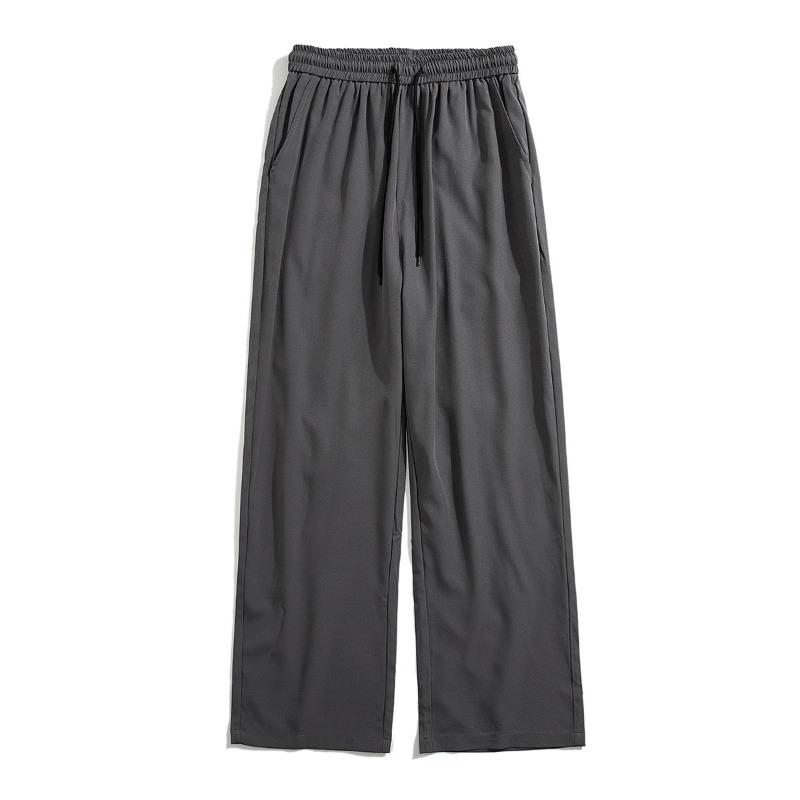 Men's Loose Fit Drapey Straight Leg Pants For Summer And Everyday Wear