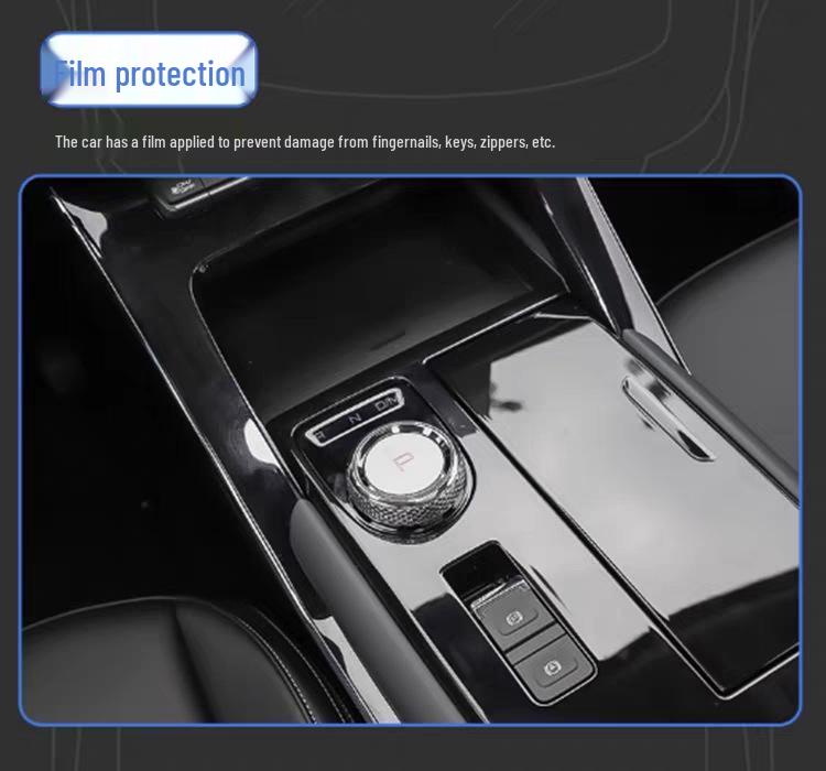 TPU Center Console Protective Film for Geely Xingyuan Dashboard & Navigation Screens (25 Models)