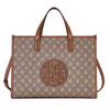 Hush Puppies Women's Classic Monogram Large Tote Bag