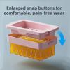 High Elasticity Mesh Surface Soap Box, Foaming Box, Multi-functional Laundry Storage Box, Anti-slip and Water-draining Soap Storage Box