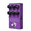 Digital Delay Pedal with 9 Effects Knob Control Guitar Pedal 6.35mm Input Output Metal Case DC9V Type C Power Supply
