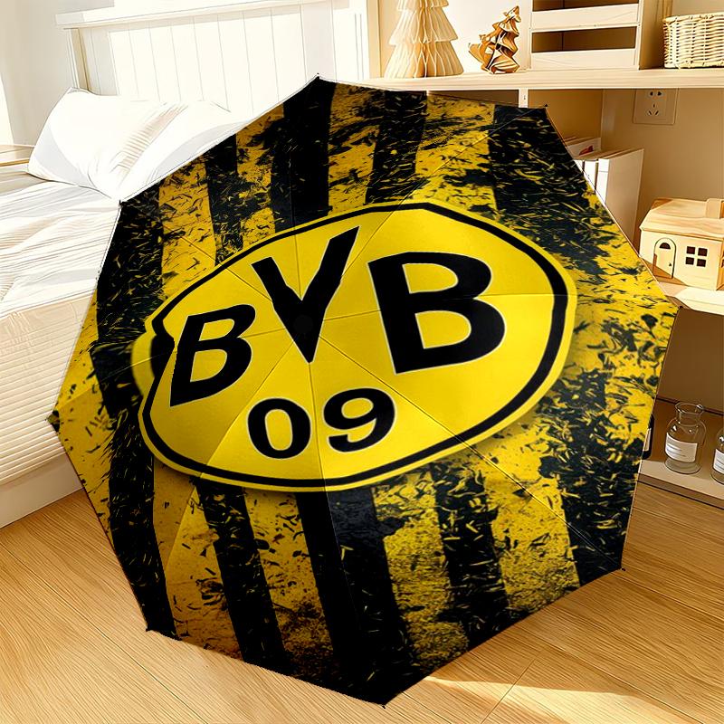 08 Football Club Umbrella 8-Frame for Travel, Camping, Casual Lightweight Portable Umbrella, Essential for Every Family Holidays Gift