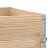 Pallet Top Frame Set 3 Pcs 100x100 Cm Solid Pine Wood