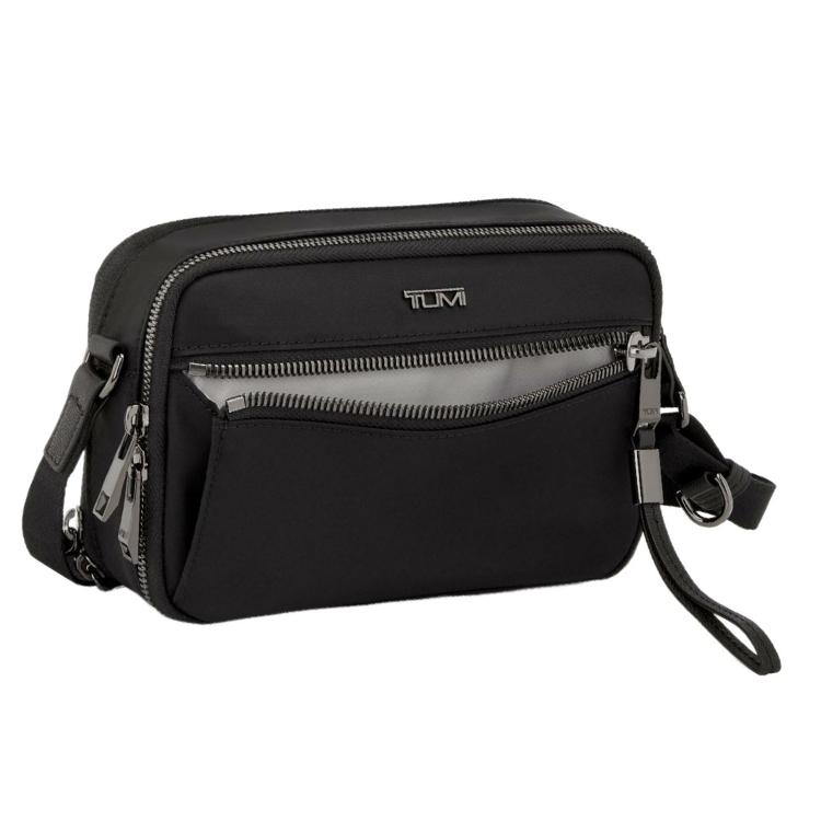 New TUMI Nylon Shoulder Bag, Crossbody Bag Women's Black 146580T522