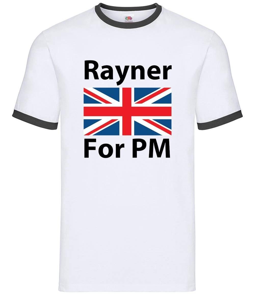 Rayner For PM - Mens Ringer - Labour Angela Election Prime Minister M