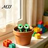 Reusable Planter Stakes 3D Printed Funny Eye Plant Stakes, Cartoon Garden Stake, Whimsical Indoor Fun Art for Potted Flowers Decor, Novelty Flower Pot
