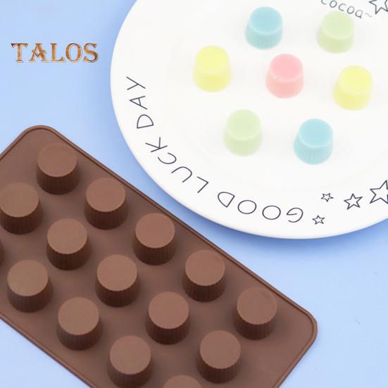 

Силиконовая форма, устойчивая к высоким/низким температурам, кухонные аксессуары, легкая форма для выпечки с 15 отверстиями, сделай сам, кухонная пекарня