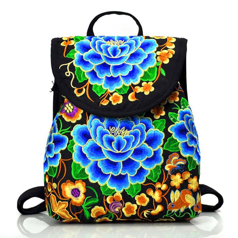 Embroidered Ethnic-Style Backpacks: Yunnan-Inspired Bags for Women