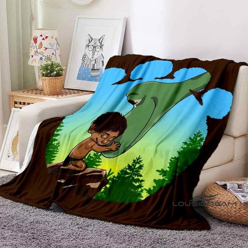 

The Good Dinosaur cartoonthemed flannel blanket is soft and warm suitable for bedrooms living rooms bedside tables travel 75x100cm