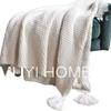 Nordic Knitted Tassel Wool Office and Nap Blanket