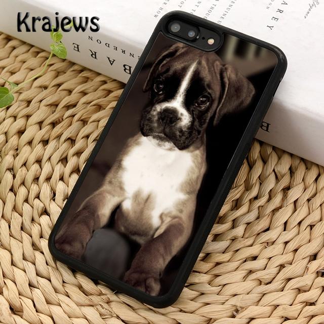 Krajews Boxer Hund Welpen Welpen Design Telefon Fall Für iPhone 14 5 SE 6s 7 8 plus X XR XS 11 12 13 pro max Samsung S21 S22 ultra