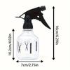 Hair Mist Sprayer Bottle 250ml 8oz Durable Plastic Design for Salon-Level Hair Care at Home
