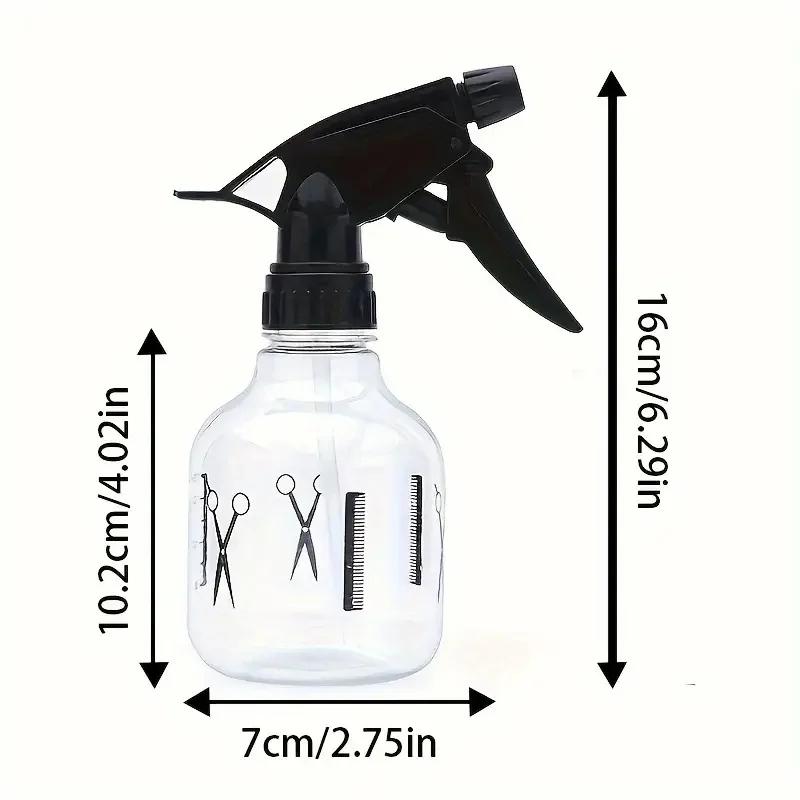 Hair Mist Sprayer Bottle 250ml 8oz Durable Plastic Design for Salon-Level Hair Care at Home