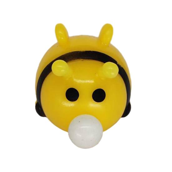 

Cute Squeeze Toy Cartoon Animal Shape Squeeze Toy Soft Stress Relief Fidget Sensory Toy Portable Fun Bubble Toy for Kids Adults