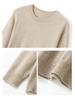 Herren Kaschmir Rundhals-Pullover: Vielseitiger Herbst/Winter Strickpullover