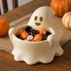 Versatile Storage Bowl 3D Printed Halloween Ghost Bowl, Trick or Treat Snack Candy Decor Serving Decorative Tray Dish, Party Supplies Tableware