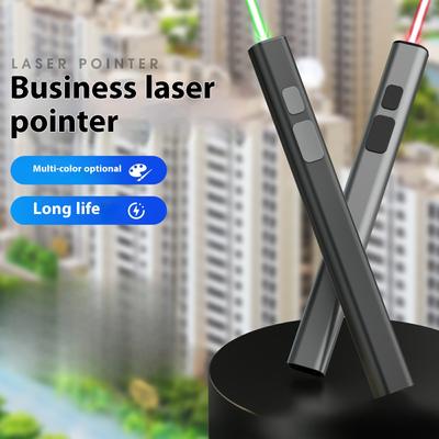 Laserpointer Starkes Licht Langstrecken-Laserkopf Grüner Verkaufsabteilungs-Sandtisch USB-Ladepointer Drahtloser Pointer