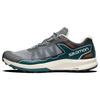 Xt-Wings Casual Fabric Wear-Resistant Low-Top Running Shoes Unisex Sneakers Gray Blue 414716