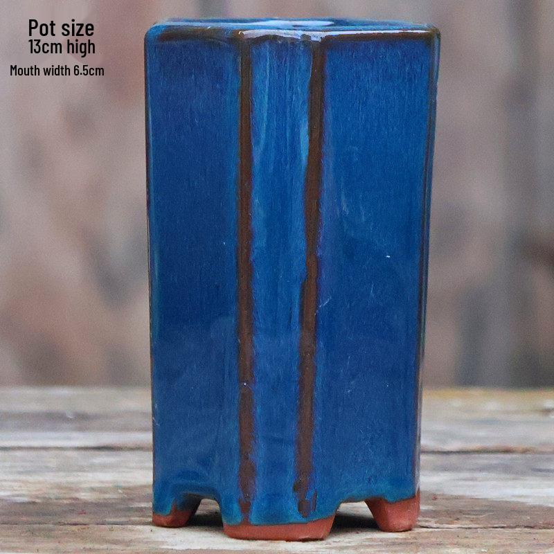 Large Handmade Coarse Pottery Ceramic Flower Pot for Outdoor Courtyard and Home, Ideal for Bougainvillea and Large Succulents