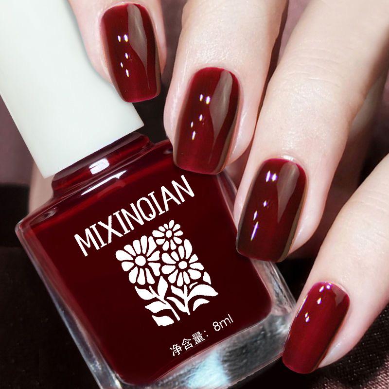 Cherry Champagne Bling Nail Polish - Non-Toxic, Quick-Dry, Long-Lasting, Non-Fading Formula for Fingernails and Toenails.