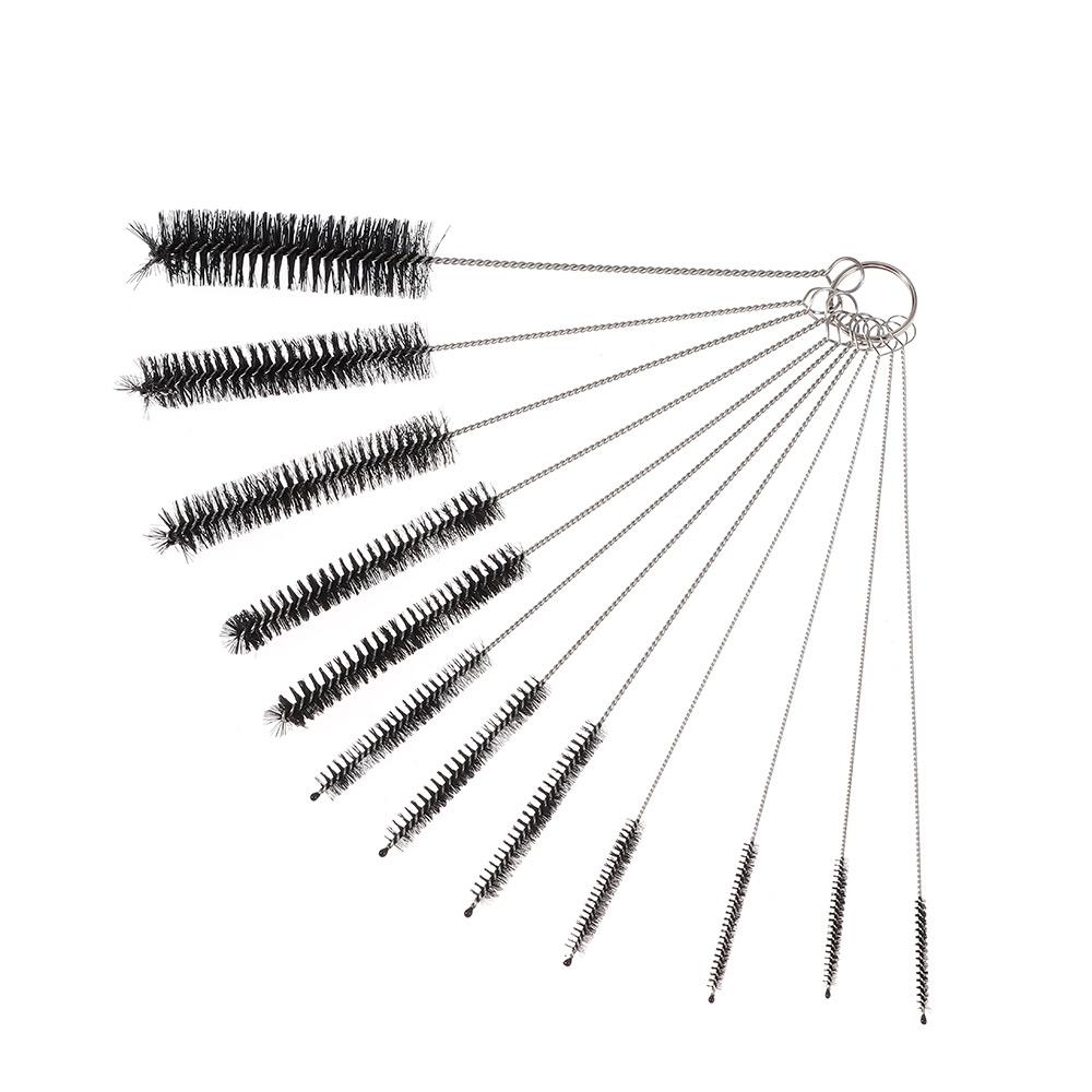 

2 шт., 2 разных цвета, щетка для чистки соломинок, щетка для чистки бутылок из нержавеющей стали, бутылка с водой,