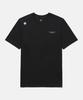 DESCENTE Small Wording Cotton Short Sleeve T-Shirt Black Sr123Uts15 (A Type)