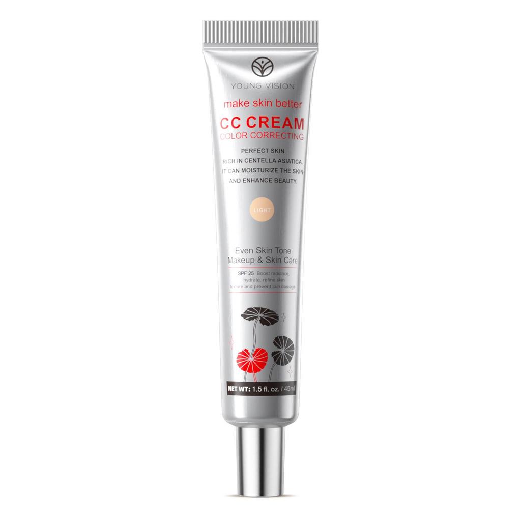 Centella CC krémový korektor Neviditelné póry Hydratační Voděodolný Make-up Primer proti pocení Přirozeně dlouhotrvající dámský make-up Tónovaná báze