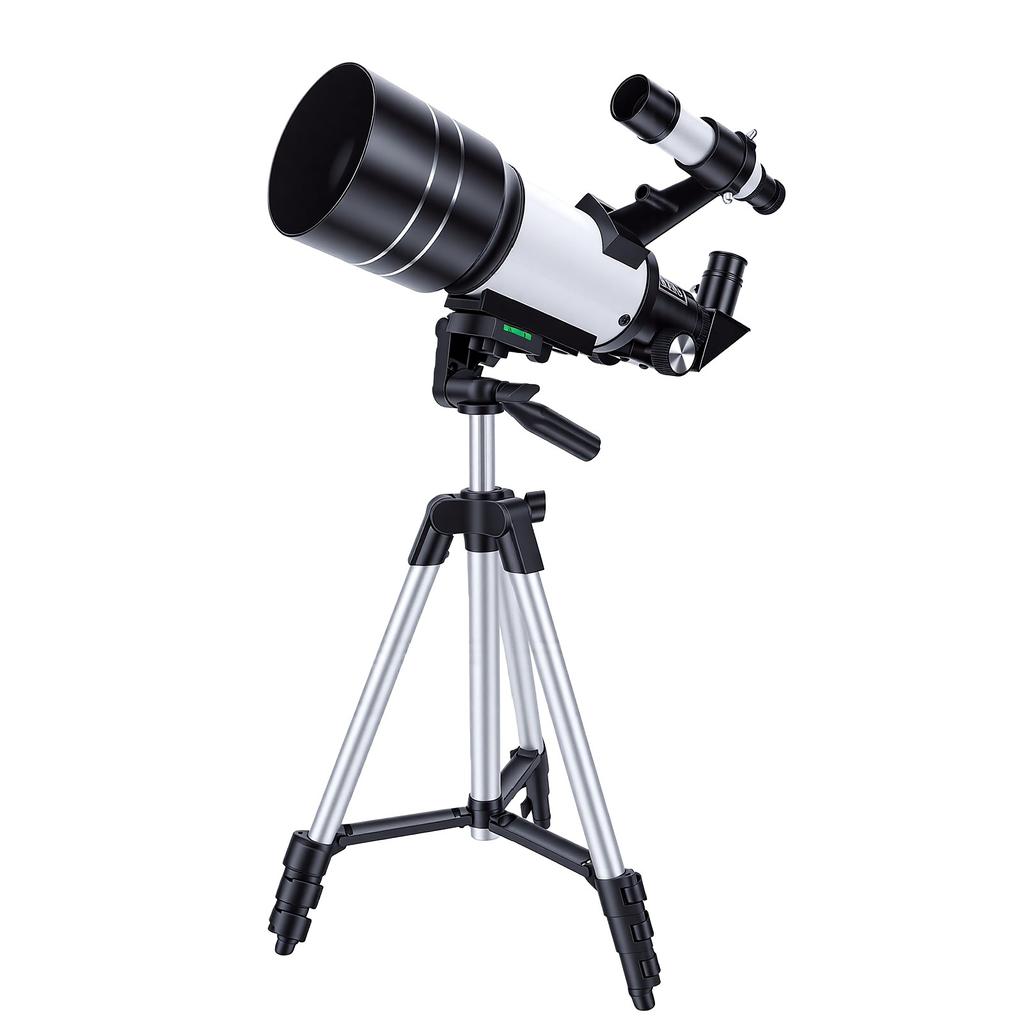 Astronomy Telescope for Kids Adults 70mm Aperture 300mm Focal Length HD Portable Refractor Telescope with Tripod for
