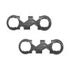 2pcs Multifunctional Faucet Wrench Sturdy Faucet Installation Tool Durable Sink Wrench  Toilet