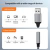 USB to 3.5mm Jack Audio Adapter USB A to 3.5 TRRS Female Adapter with External Stereo Sound Card for PS4 PC Laptop Headphone Mac