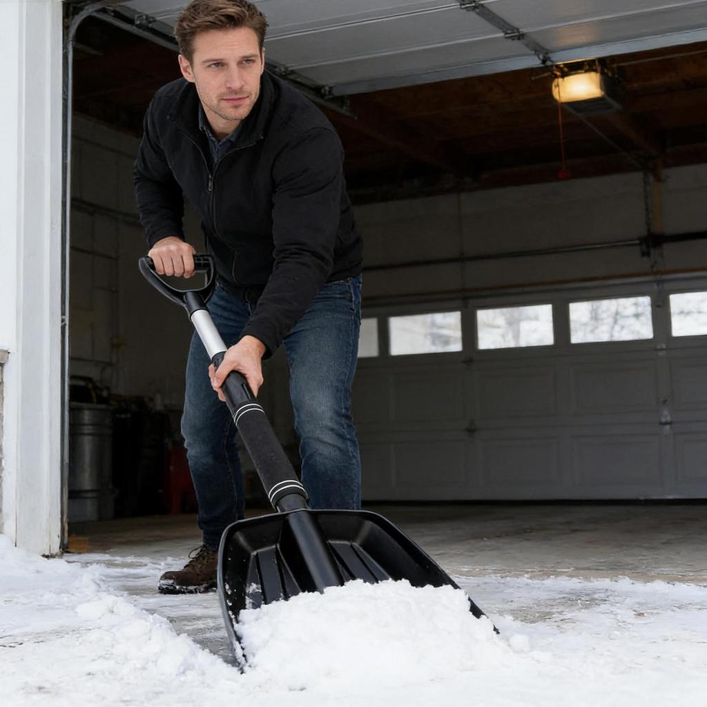 Detachable Telescopic Winter Snow Ice Shovel Portable Plastic Collapsible Snow Shovel For Outdoor Car Cleaning Tool