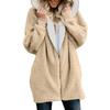 Autumn Winter Fashion Women Jackets Women Cardigan Ladies Warm Jumper Fleece Faux Fur Coat Hoodie Outwear Plus Size S-3XL