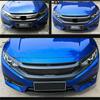 Front Hood Grille Trim Vinyl Sticker Kit Carbon Fiber Look For Honda Civic 17-20
