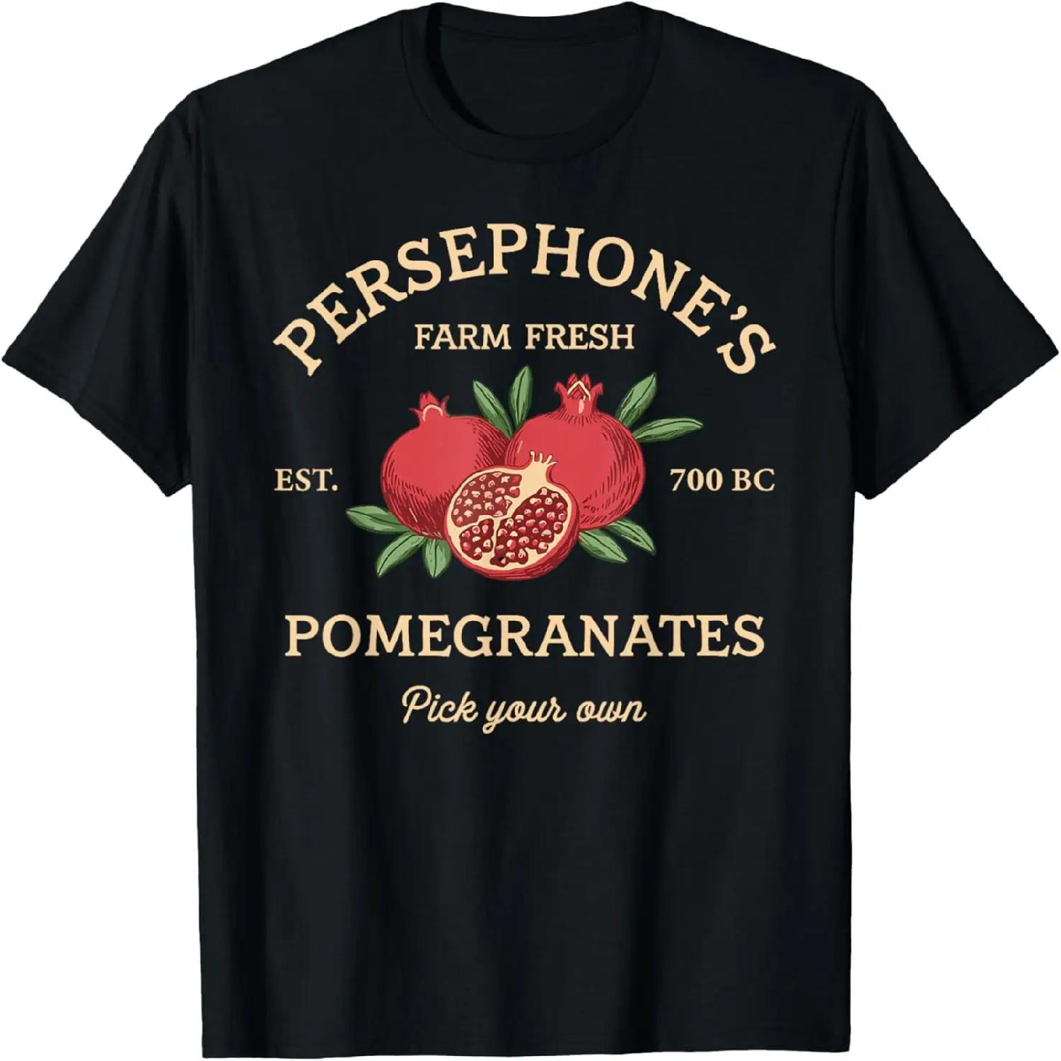 

Persephone s Pomegranates Vintage Ancient Greek Mythology T-Shirt S різнокольоровий