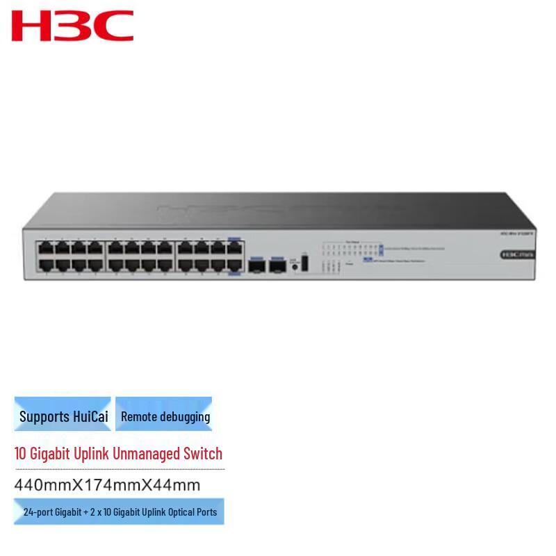 

H3C Mini S1226FX 24-Port Gigabit Ethernet Switch