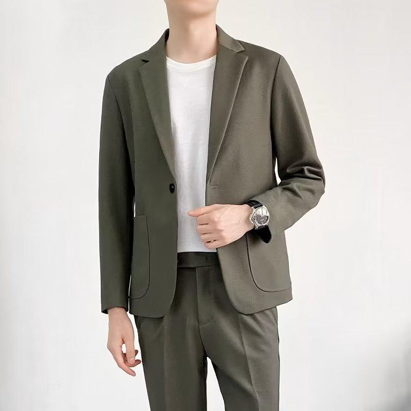 Spring Autumn Men Clothing Suit Jackets Korean Popular Clothes Men Men's Suits Sack Man Dress Male Coat Mens Blazzer Blaser Top