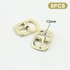 5Pcs Metal Pin Belt Buckles Durable Strap Clasps 12/18/25mm for DIY Shoes Bag Handbag Leather Craft Repair