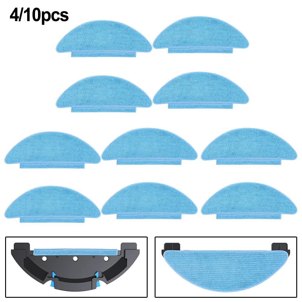 4/10pcs Mop Pads Household Cleaning Replacement Sweeper Parts