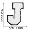 White 7Cm English Letter Embroidery Cloth Sticker Computer Embroidery Label Clothing Accessories Decorative Embroidery Sticker Ironing Stamp