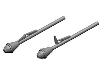 Black Dog Panzerfaust 60 3D Printer Resin Parts HAU3D16013 1/16 (2 Pieces) (Military)